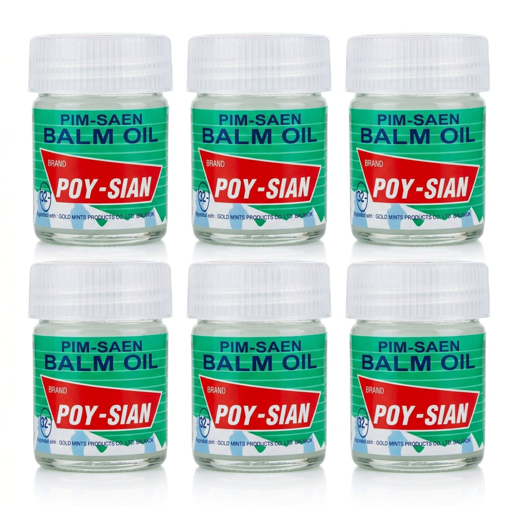 Poy-Sian Pim-Saen Herbal Balm Oil – Concentrated Aromatherapy Jar