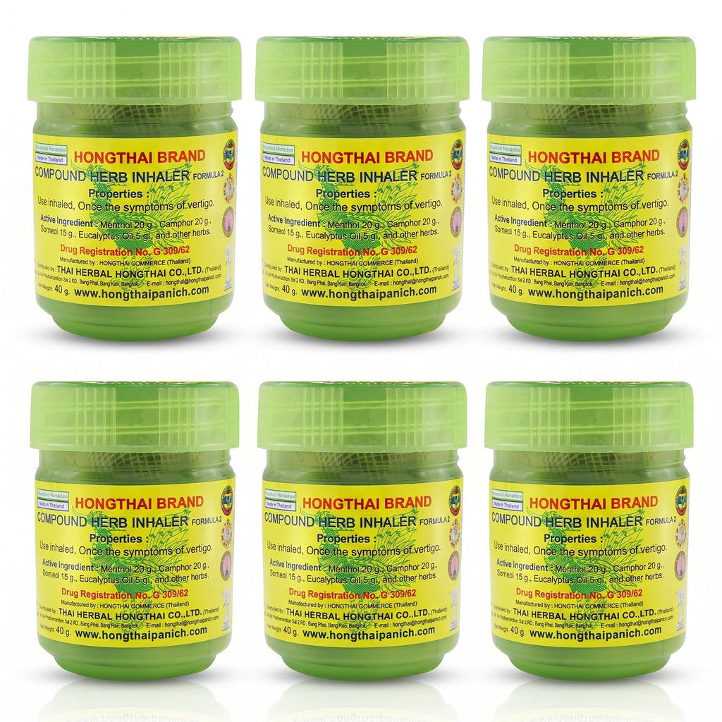 Hong Thai Brand Compound Herbs — Formula 2 | Traditional Thai Aromatherapy | 40g
