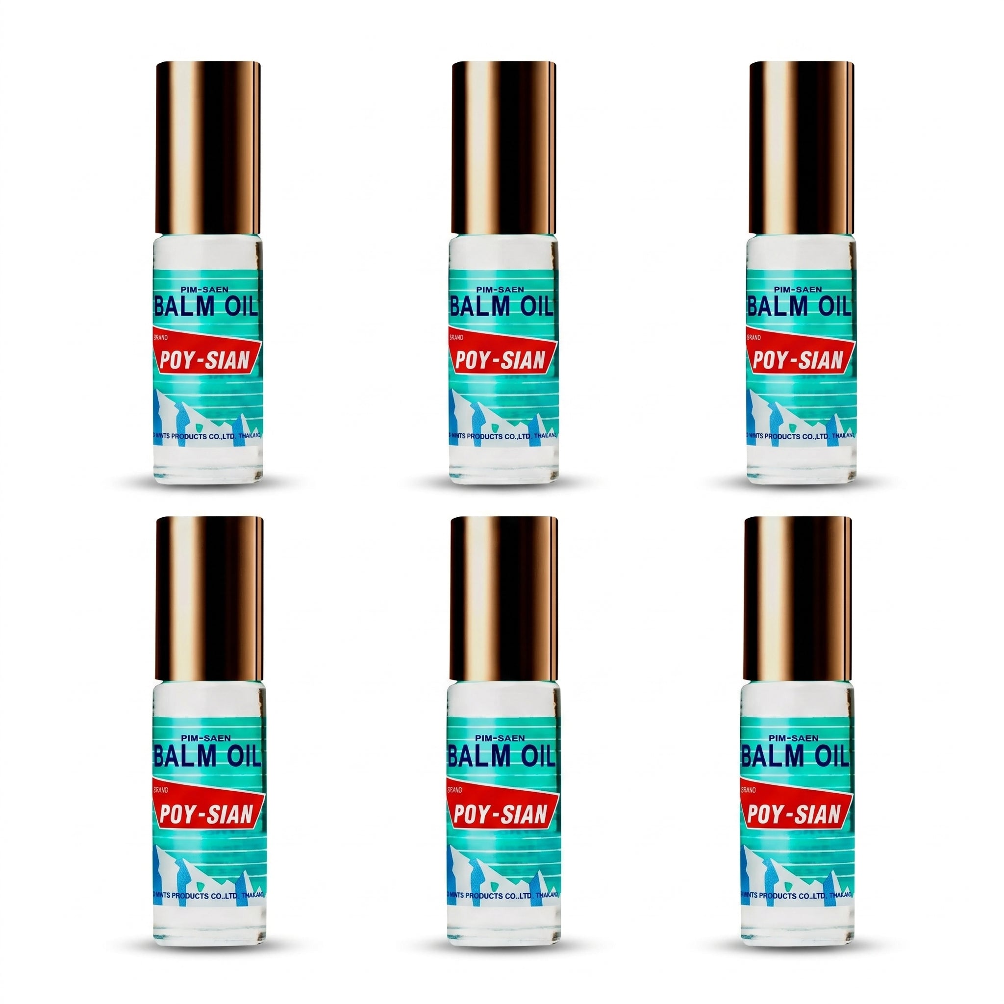 Poy-Sian Pim-Saen Luxury Roll-On – Aromatherapy Oil Stick (Gold Edition)
